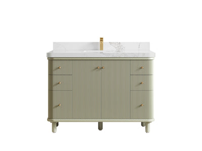 Miami 48 in. W x 22 in. D Single Sink Bathroom Vanity - Willow Bath and Vanity