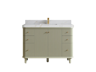 Miami 48 in. W x 22 in. D Single Sink Bathroom Vanity - Willow Bath and Vanity