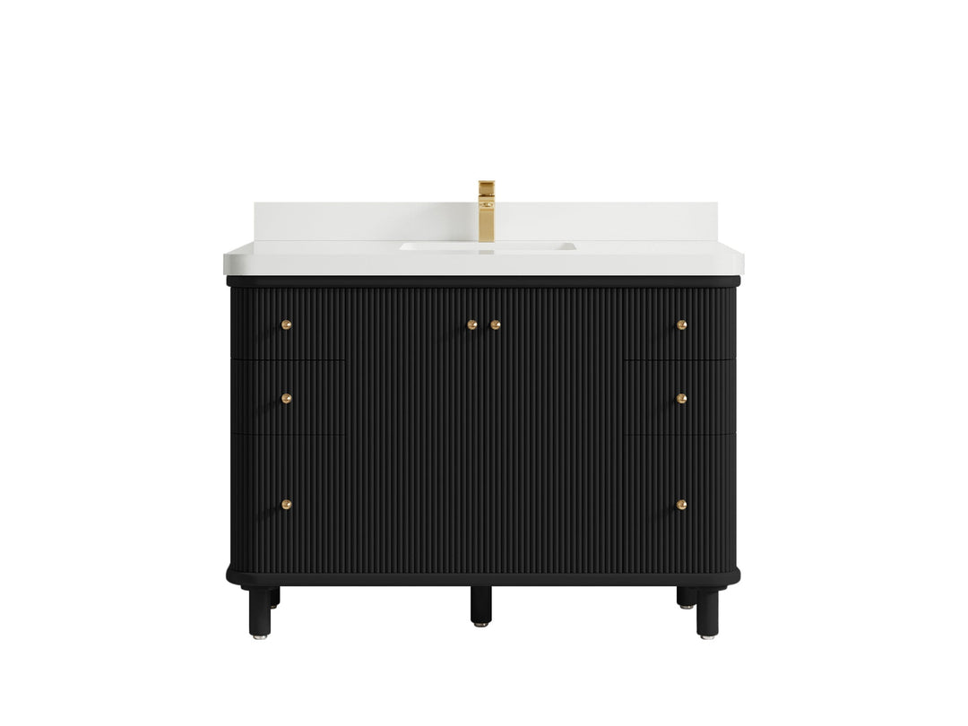 Miami 48 in. W x 22 in. D Single Sink Bathroom Vanity - Willow Bath and Vanity