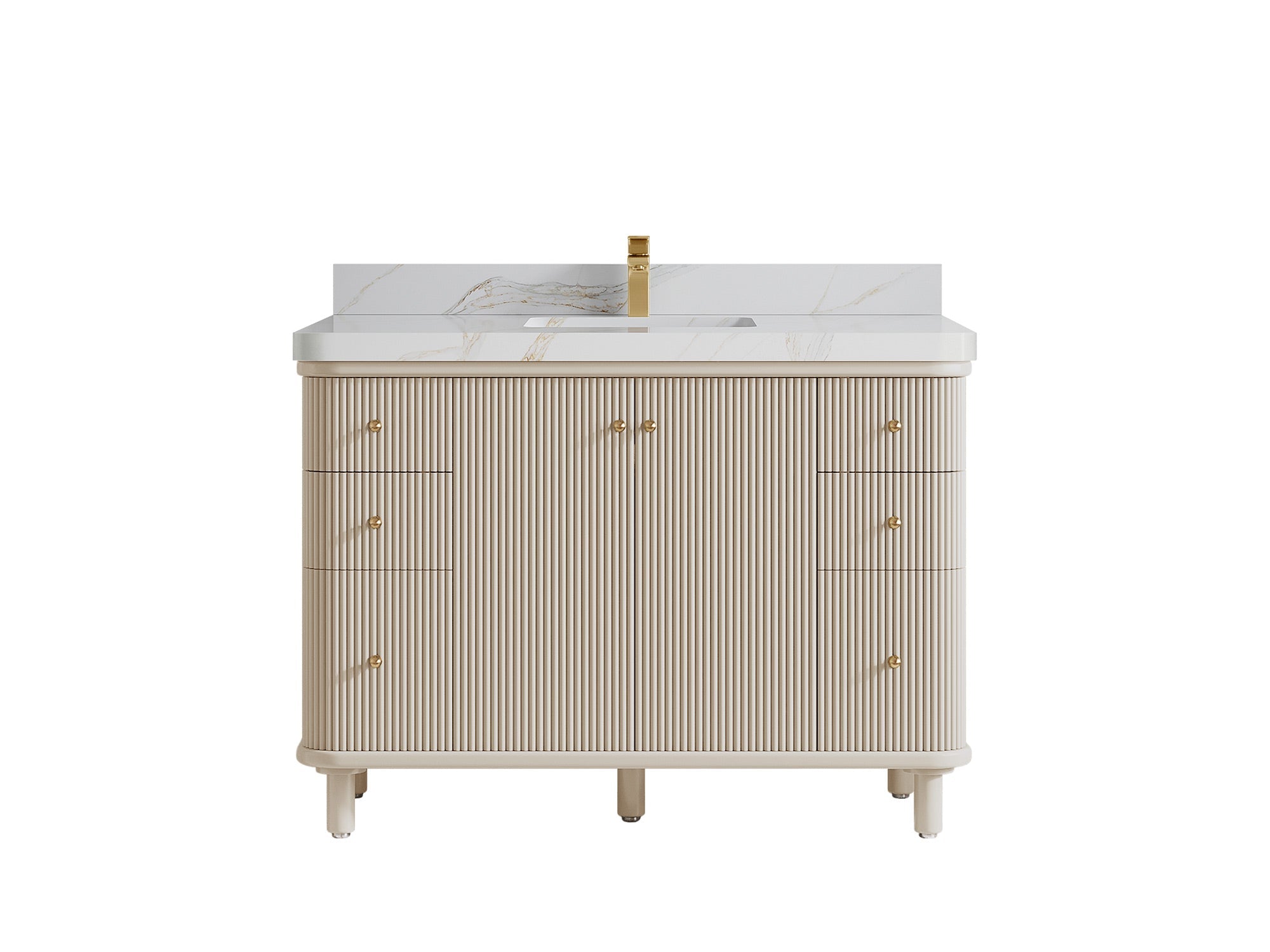 Miami 48 in. W x 22 in. D Single Sink Bathroom Vanity - Willow Bath and Vanity