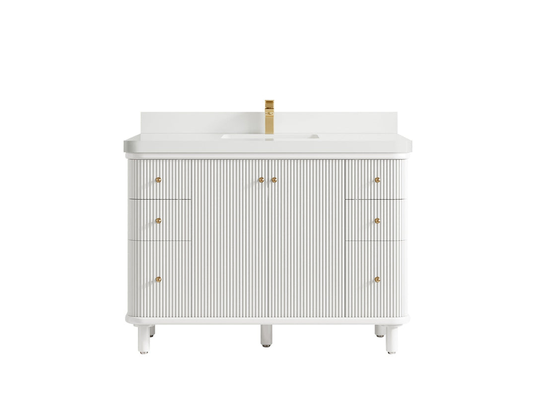 Miami 48 in. W x 22 in. D Single Sink Bathroom Vanity - Willow Bath and Vanity