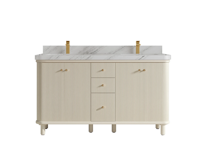 Miami 60 in. W x 22 in. D Double Sink Bathroom Vanity - photo 23