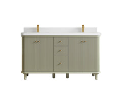 Miami 60 in. W x 22 in. D Double Sink Bathroom Vanity - photo 20