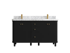 Miami 60 in. W x 22 in. D Double Sink Bathroom Vanity - photo 14