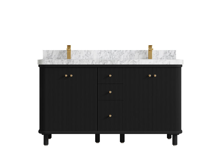 Miami 60 in. W x 22 in. D Double Sink Bathroom Vanity - photo 13