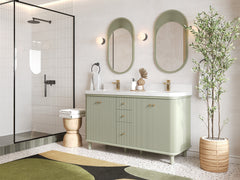 Miami 60 in. W x 22 in. D Double Sink Bathroom Vanity - photo 2
