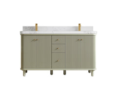 Miami 60 in. W x 22 in. D Double Sink Bathroom Vanity - photo 12