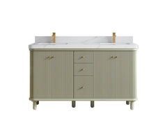 Miami 60 in. W x 22 in. D Double Sink Bathroom Vanity - photo 24