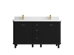 Miami 60 in. W x 22 in. D Double Sink Bathroom Vanity - photo 20