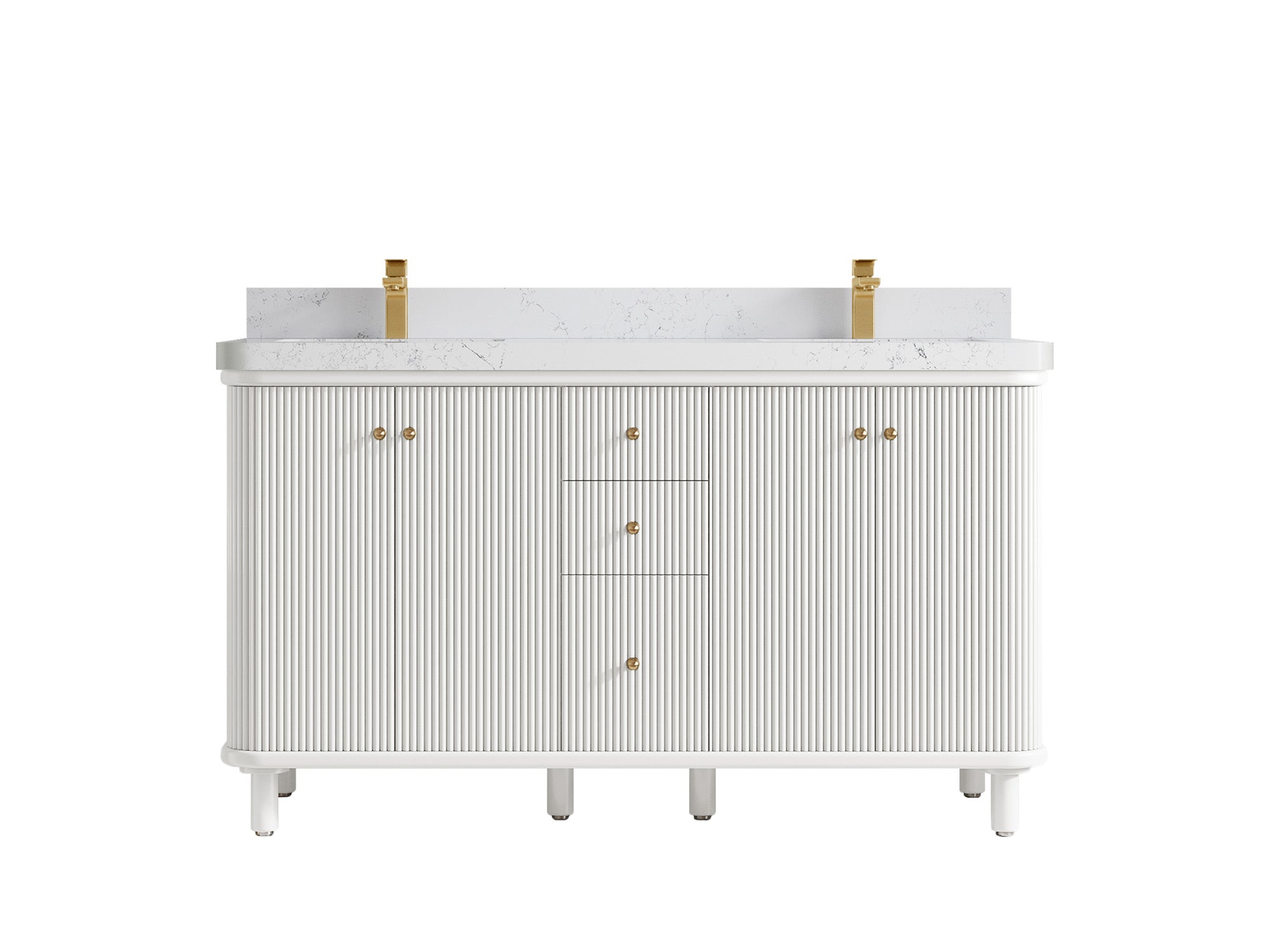 Miami 60 in. W x 22 in. D Double Sink Bathroom Vanity - Willow Bath and Vanity