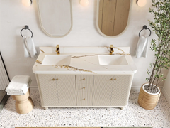 Miami 60 in. W x 22 in. D Double Sink Bathroom Vanity - photo 15