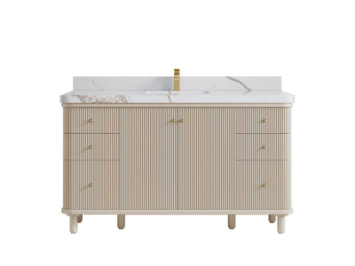 Miami 60 in. W x 22 in. D Single Sink Bathroom Vanity - Willow Bath and Vanity