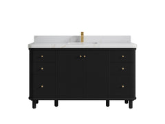 Miami 60 in. W x 22 in. D Single Sink Bathroom Vanity - photo 23