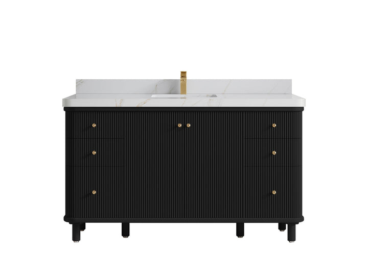 Miami 60 in. W x 22 in. D Single Sink Bathroom Vanity - photo 23