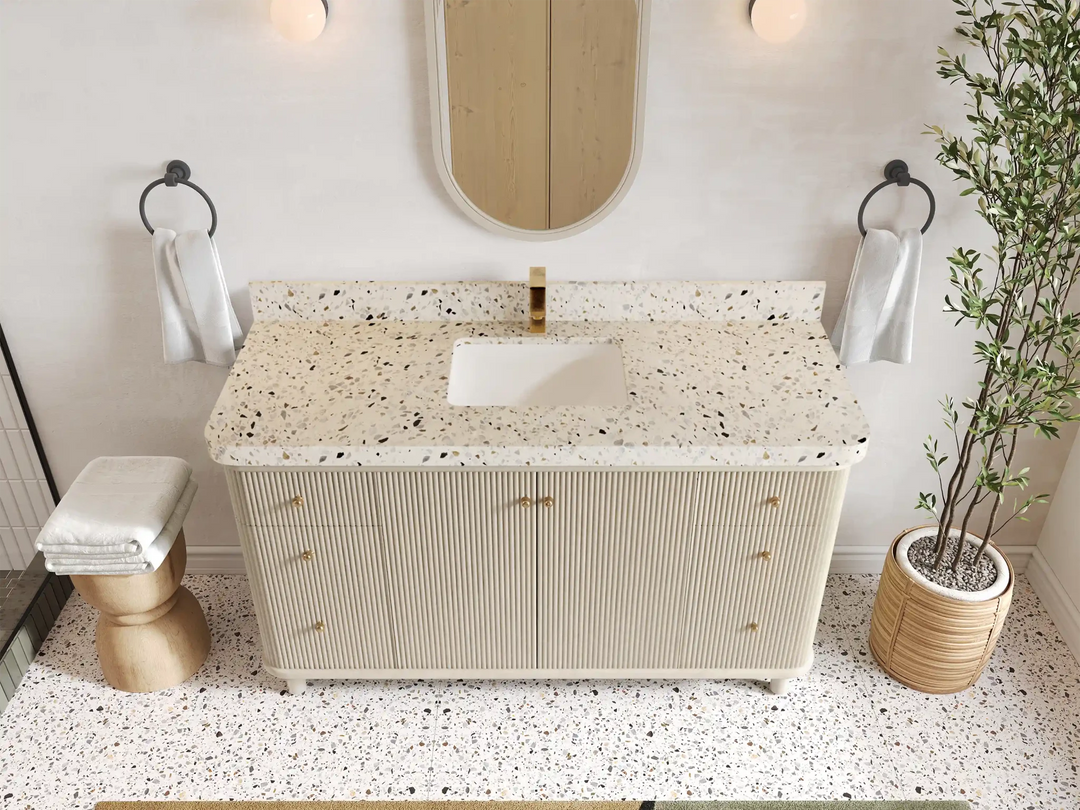 Miami 60 in. W x 22 in. D Single Sink Bathroom Vanity | 
              
                Alabaster
                
                  
             - MIA-CAB-ALB-59S - photo №22