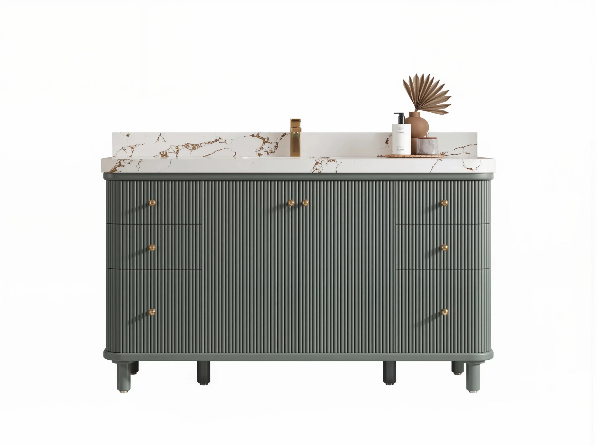 Miami 60 in. W x 22 in. D Single Sink Bathroom Vanity - Willow Bath and Vanity