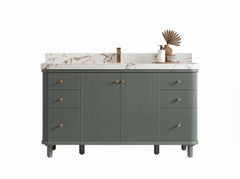 Miami 60 in. W x 22 in. D Single Sink Bathroom Vanity - photo 1
