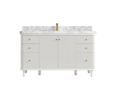 Miami 60 in. W x 22 in. D Single Sink Bathroom Vanity - Willow Bath and Vanity
