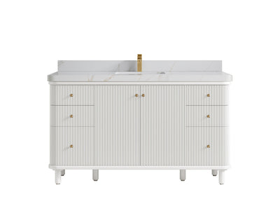 Miami 60 in. W x 22 in. D Single Sink Bathroom Vanity - Willow Bath and Vanity