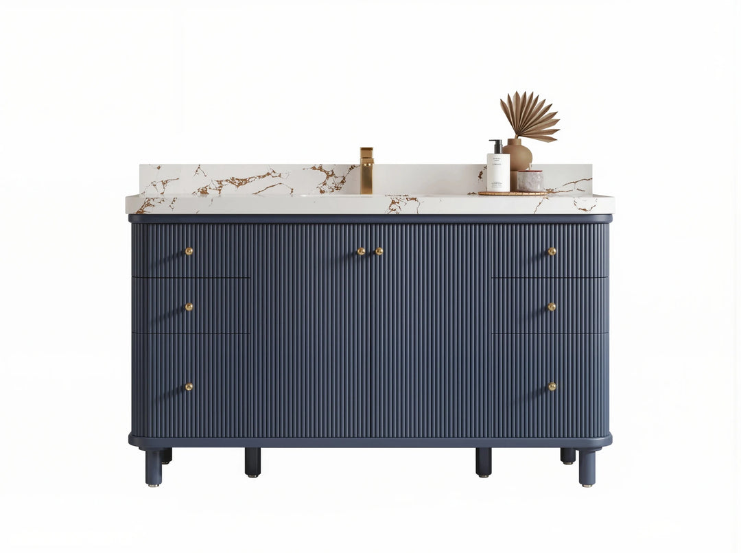 Blue Bathroom Vanity - photo 8