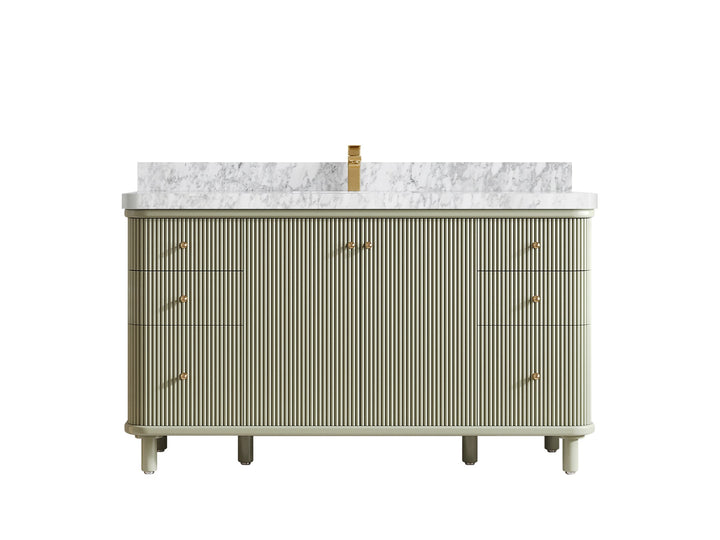 Miami 60 in. W x 22 in. D Single Sink Bathroom Vanity - photo 13
