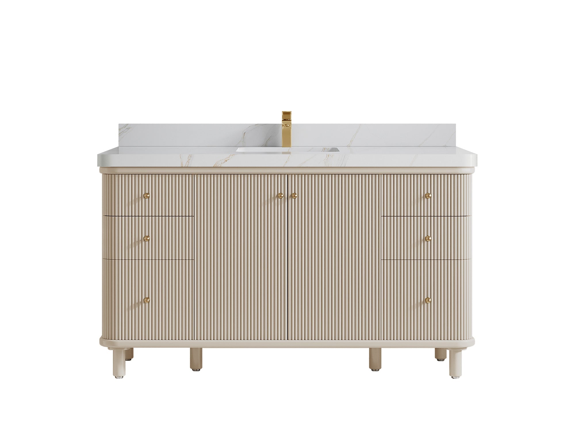 Miami 60 in. W x 22 in. D Single Sink Bathroom Vanity - Willow Bath and Vanity