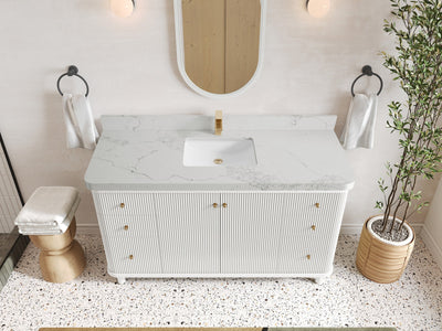 Miami 60 in. W x 22 in. D Single Sink Bathroom Vanity - Willow Bath and Vanity