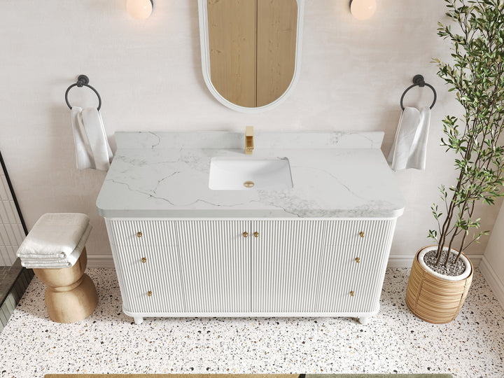 Miami 60 in. W x 22 in. D Single Sink Bathroom Vanity - photo 10