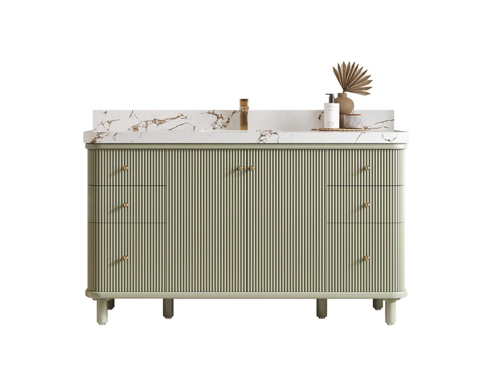 Miami 60 in. W x 22 in. D Single Sink Bathroom Vanity - photo 1