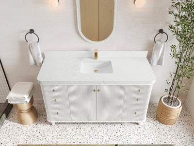 Miami 60 in. W x 22 in. D Single Sink Bathroom Vanity - Willow Bath and Vanity