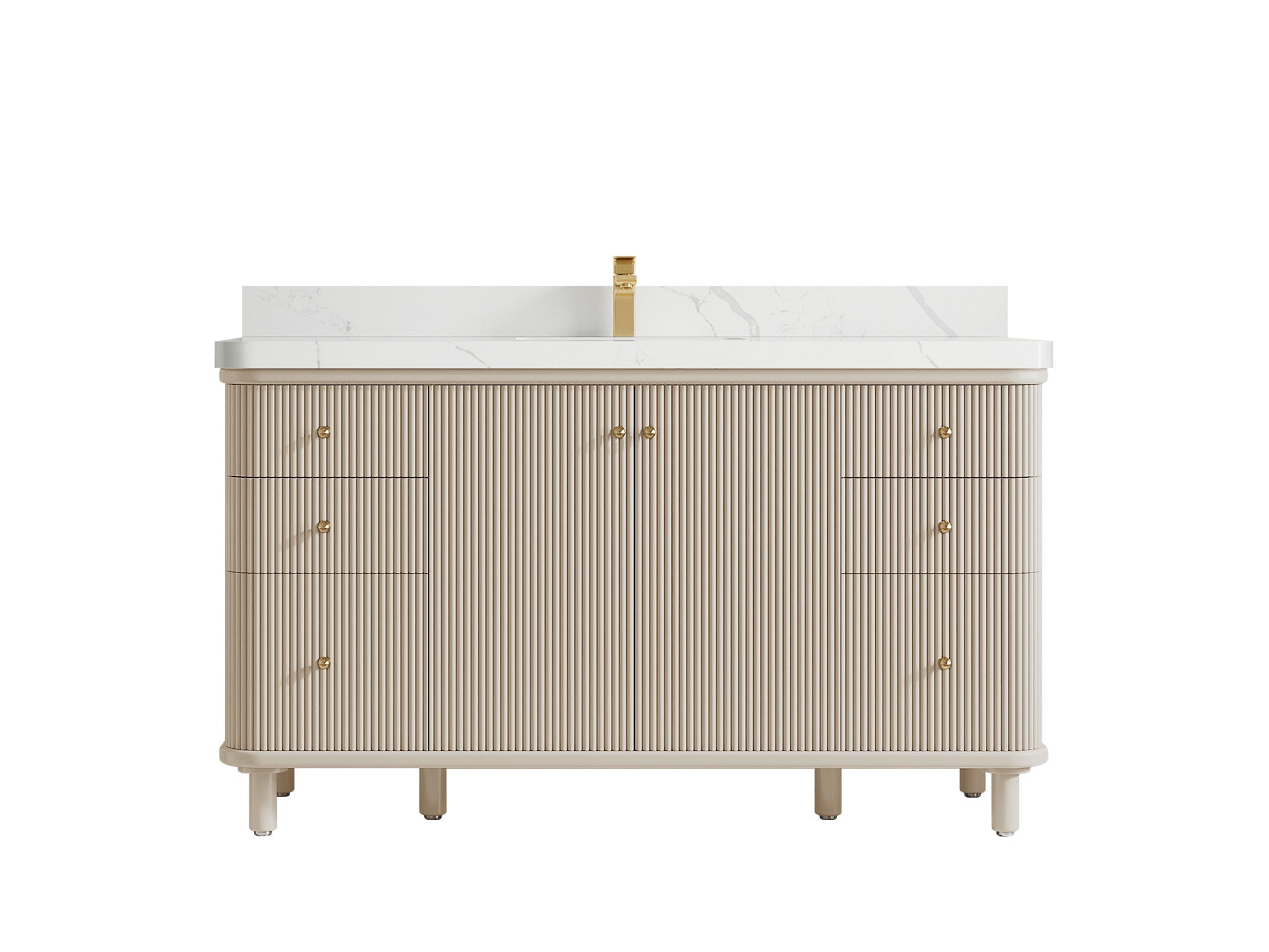 Miami 60 in. W x 22 in. D Single Sink Bathroom Vanity - Willow Bath and Vanity