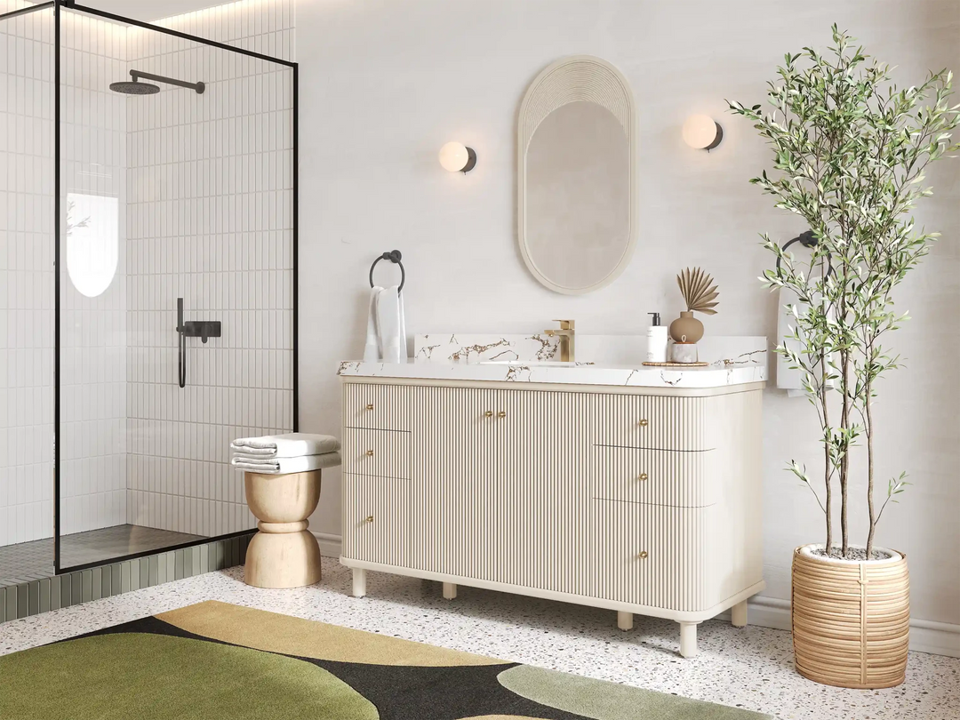 Miami 60 in. W x 22 in. D Single Sink Bathroom Vanity | 
              
                Alabaster
                
                  
             - MIA-CAB-ALB-59S - photo №2