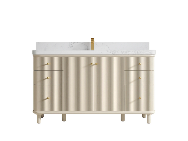 Miami 60 in. W x 22 in. D Single Sink Bathroom Vanity - photo 15
