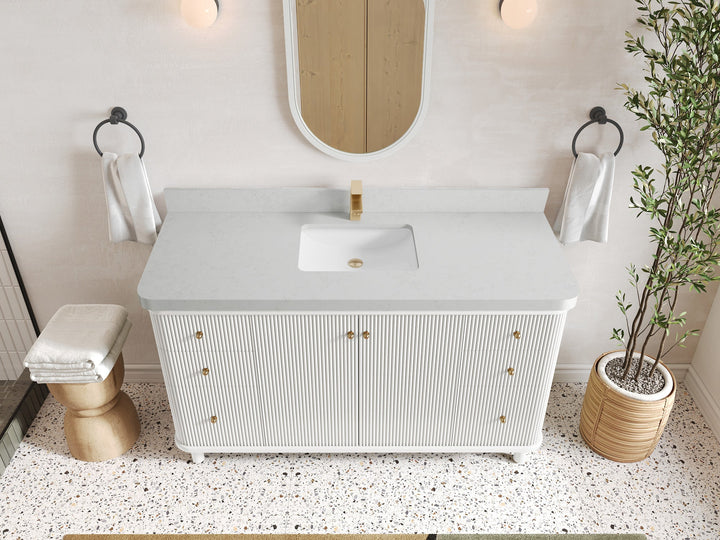 Miami 60 in. W x 22 in. D Single Sink Bathroom Vanity - photo 14