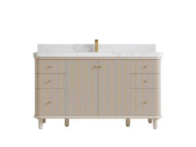 Miami 60 in. W x 22 in. D Single Sink Bathroom Vanity - Willow Bath and Vanity