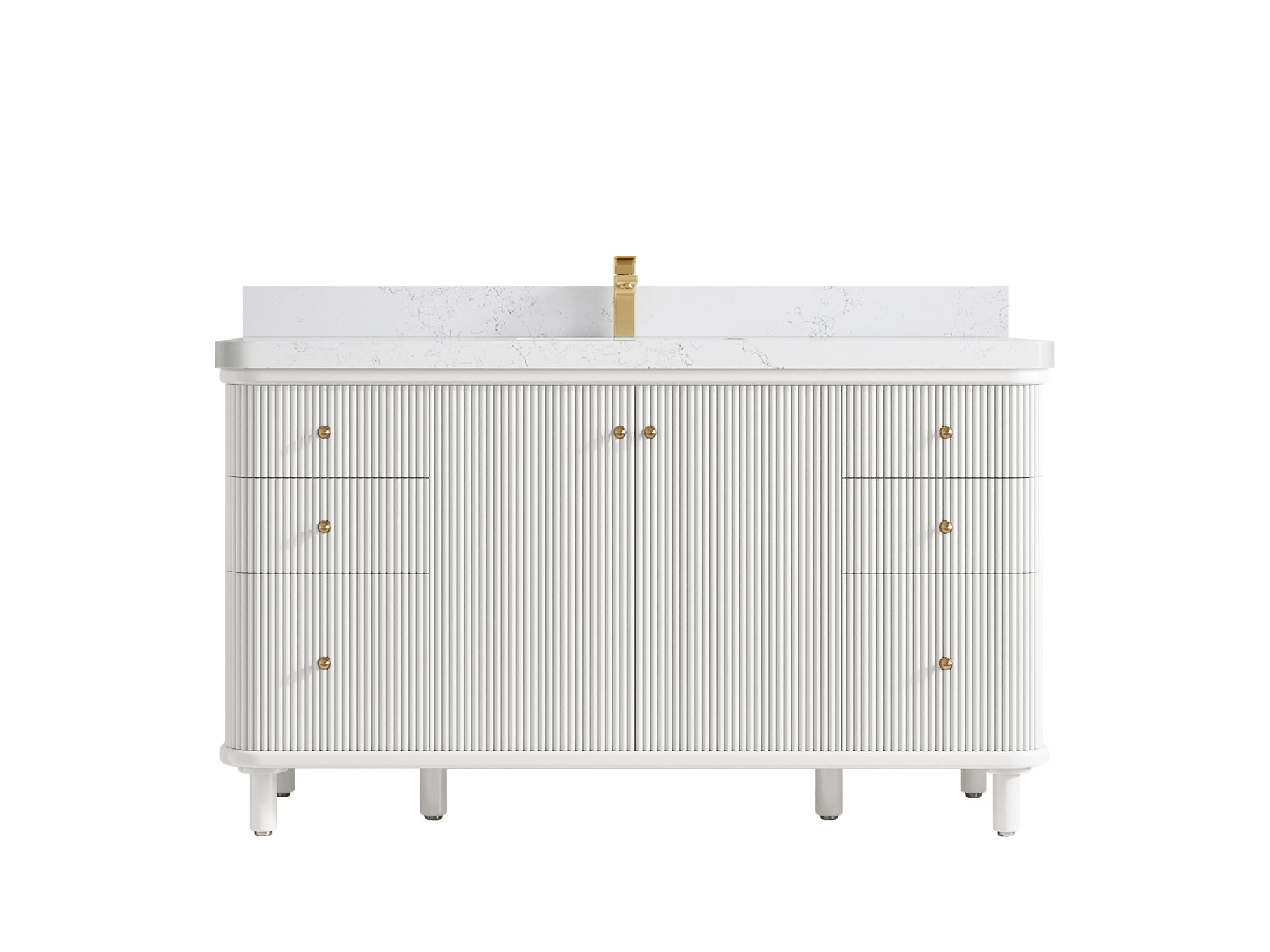 Miami 60 in. W x 22 in. D Single Sink Bathroom Vanity - Willow Bath and Vanity