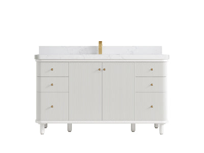 Miami 60 in. W x 22 in. D Single Sink Bathroom Vanity - Willow Bath and Vanity