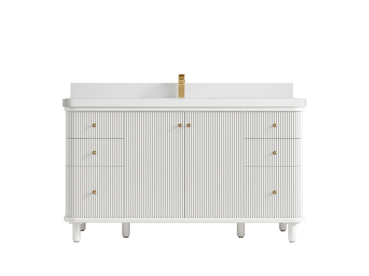 Miami 60 in. W x 22 in. D Single Sink Bathroom Vanity - photo 19