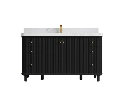 Miami 60 in. W x 22 in. D Single Sink Bathroom Vanity - Willow Bath and Vanity