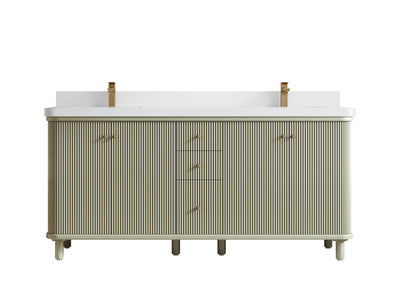 Miami 72 in. W x 22 in. D Double Sink Bathroom Vanity - Willow Bath and Vanity