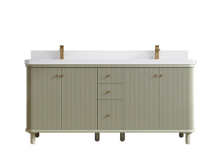 Miami 72 in. W x 22 in. D Double Sink Bathroom Vanity - photo 19