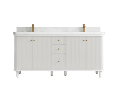 Miami 72 in. W x 22 in. D Double Sink Bathroom Vanity - photo 17