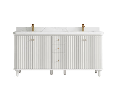 Miami 72 in. W x 22 in. D Double Sink Bathroom Vanity - Willow Bath and Vanity