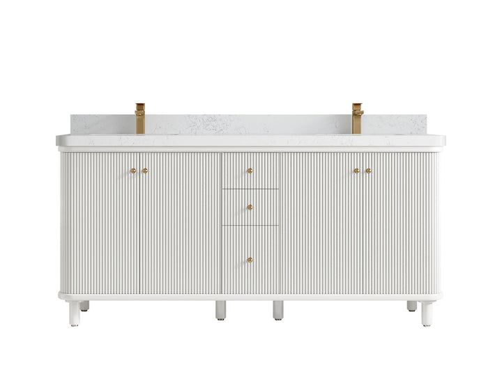 Miami 72 in. W x 22 in. D Double Sink Bathroom Vanity - photo 21