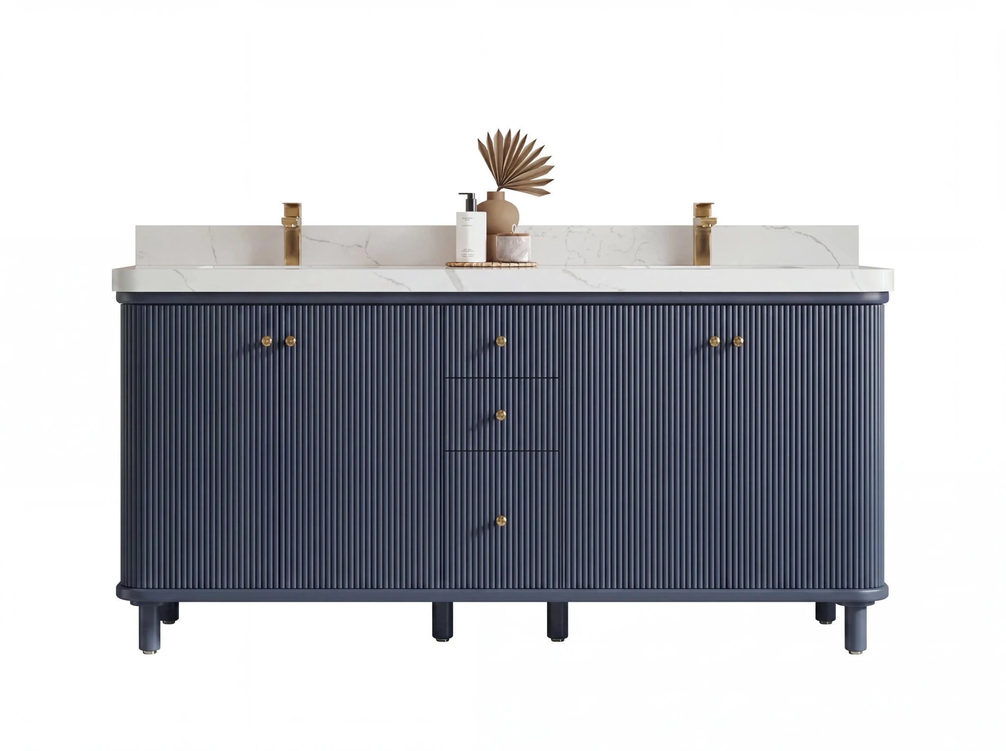 Miami 72 in. W x 22 in. D Double Sink Bathroom Vanity - Willow Bath and Vanity