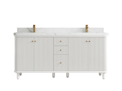 Miami 72 in. W x 22 in. D Double Sink Bathroom Vanity - photo 15