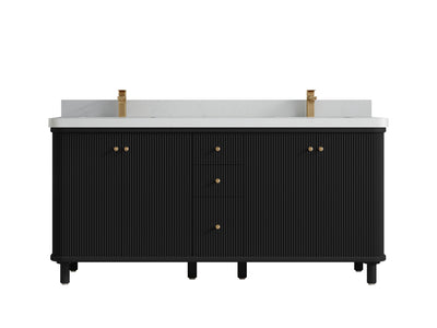 Miami 72 in. W x 22 in. D Double Sink Bathroom Vanity - Willow Bath and Vanity