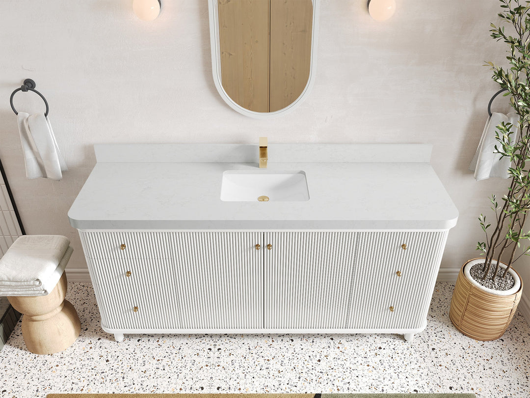 Miami 72 in. W x 22 in. D Double Sink Bathroom Vanity - Willow Bath and Vanity