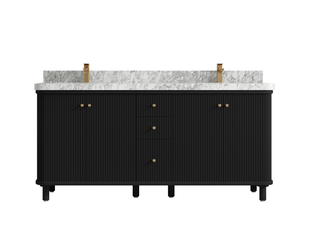 Miami 72 in. W x 22 in. D Double Sink Bathroom Vanity - Willow Bath and Vanity