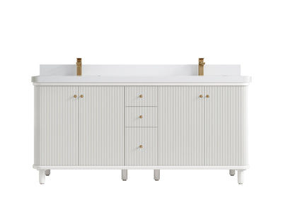 Miami 72 in. W x 22 in. D Double Sink Bathroom Vanity - Willow Bath and Vanity